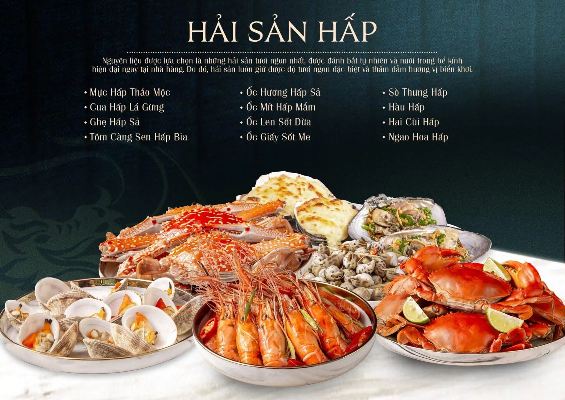 menu kinh doanh buffet