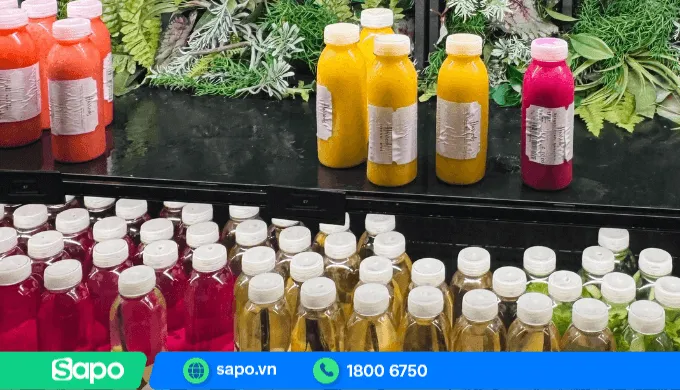 Quầy nước ép trái cây được nhiều người lựa chọn