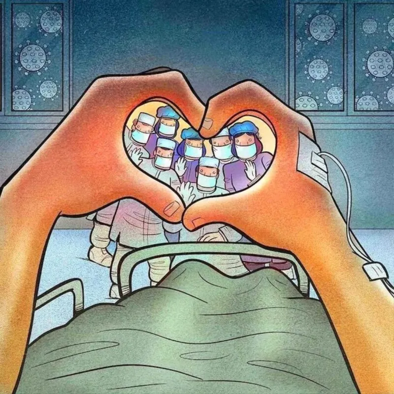 Mô tả bác sĩ đang thực hiện ca phẫu thuật căng thẳng