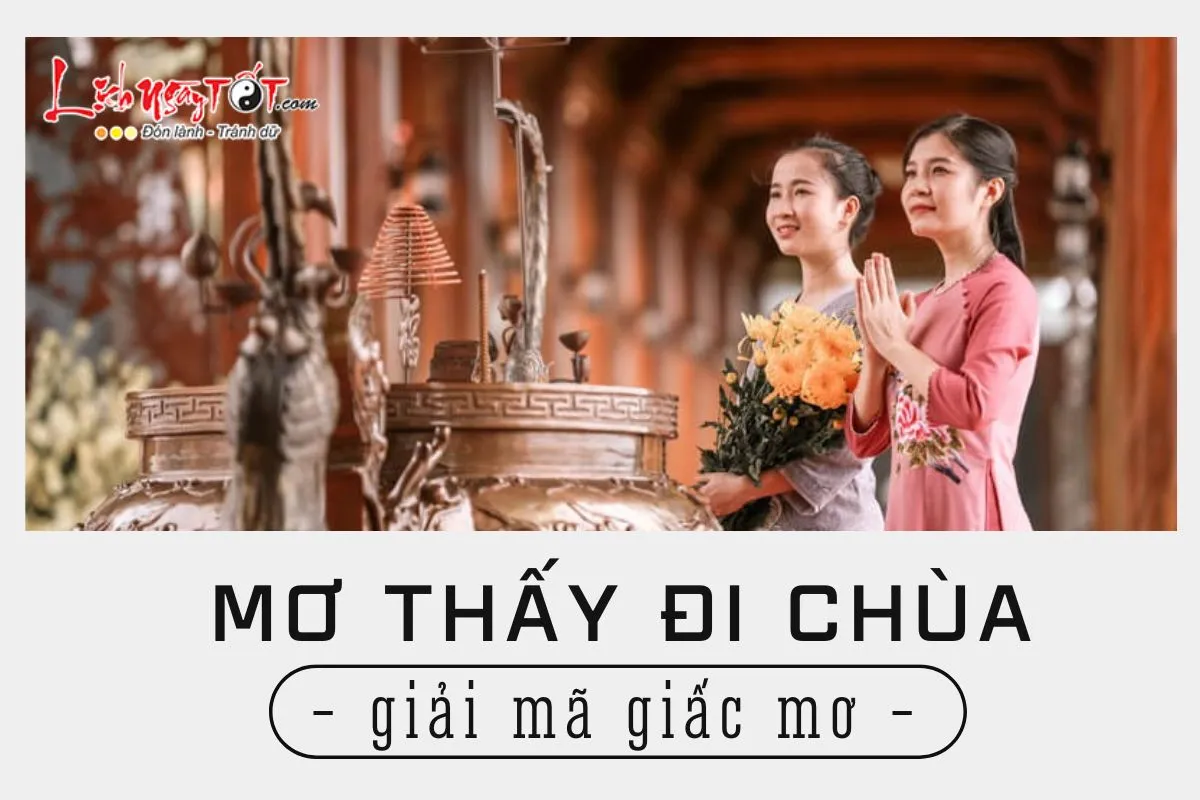 giải mã giấc mơ đi chùa thanh tịnh