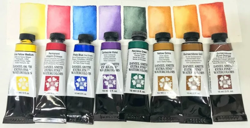 Bảng màu nước Daniel Smith cho tranh tô màu nước biển