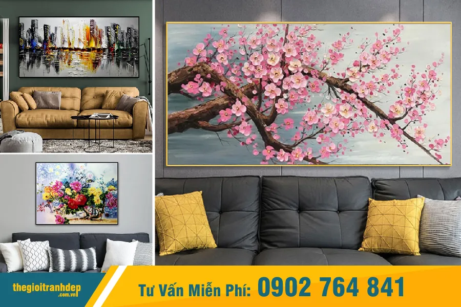 Một tác phẩm tranh vẽ đà nẵng bằng chất liệu sơn dầu với màu sắc chân thực