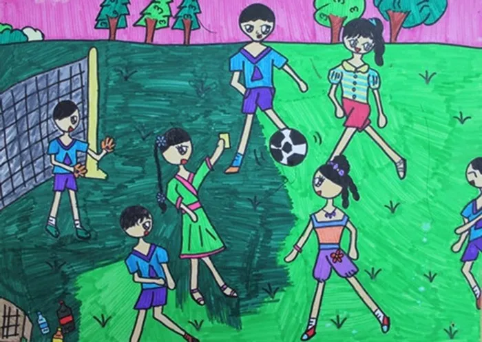 Mùa hè đi đá bóng cùng bạn bè