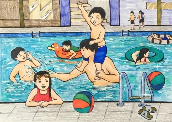 Mùa hè ý nghĩa với việc đi học bơi