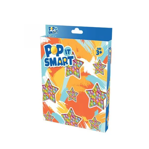 Hình ảnh đồ chơi Pop It hình ngôi sao nhiều màu sắc cho bé