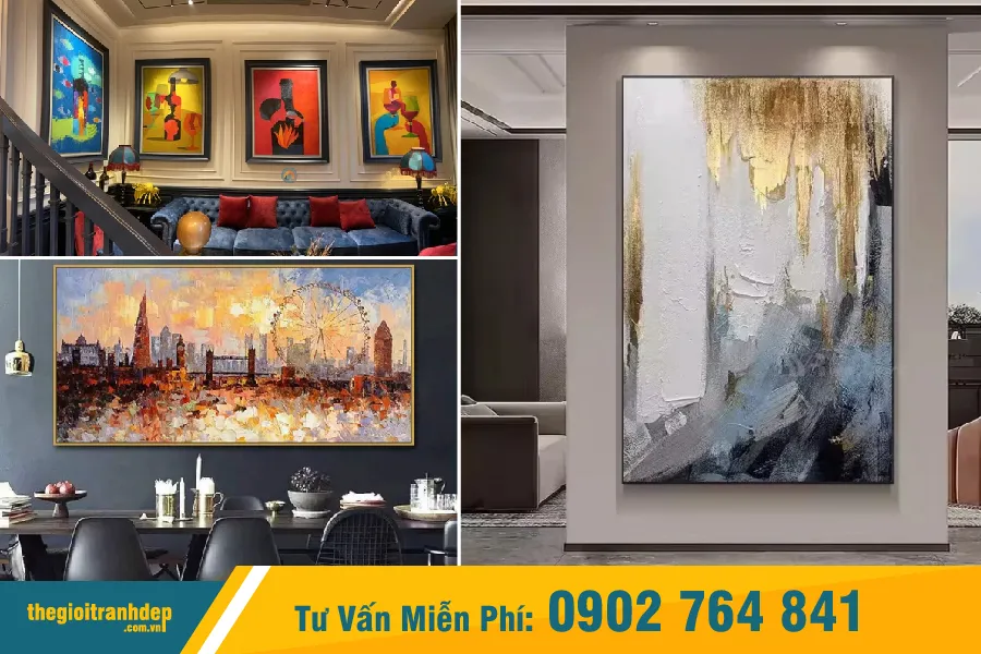 Nâng tầm đẳng cấp khách sạn bằng những tác phẩm tranh vẽ đà nẵng nghệ thuật