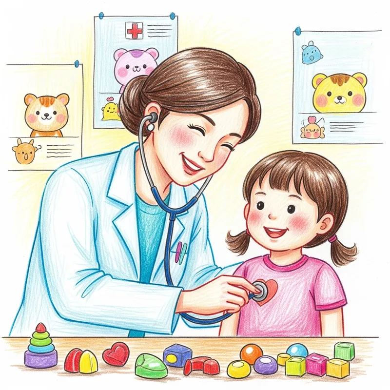 Nét vẽ đơn giản nhưng vẫn toát lên vẻ đẹp của nghề y