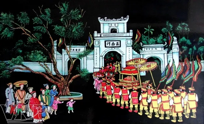 Nghệ thuật sơn mài tạo nên các tác phẩm nội thất đẳng cấp