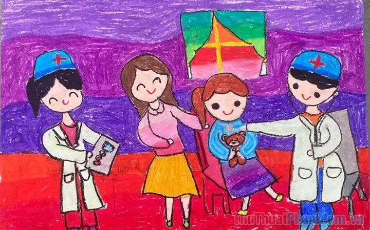 Những Bức Tranh Vẽ Ước Mơ Trở Thành Bác Sĩ Đẹp Và Ý Nghĩa