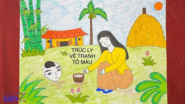 Những nét vẽ đơn giản nhưng chứa đựng hi vọng cho người xem nghệ thuật