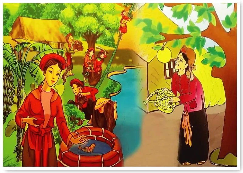 Niêu cơm thần và tiếng đàn kỳ diệu là những chi tiết mang đậm tính nhân văn trong truyện Thạch Sanh