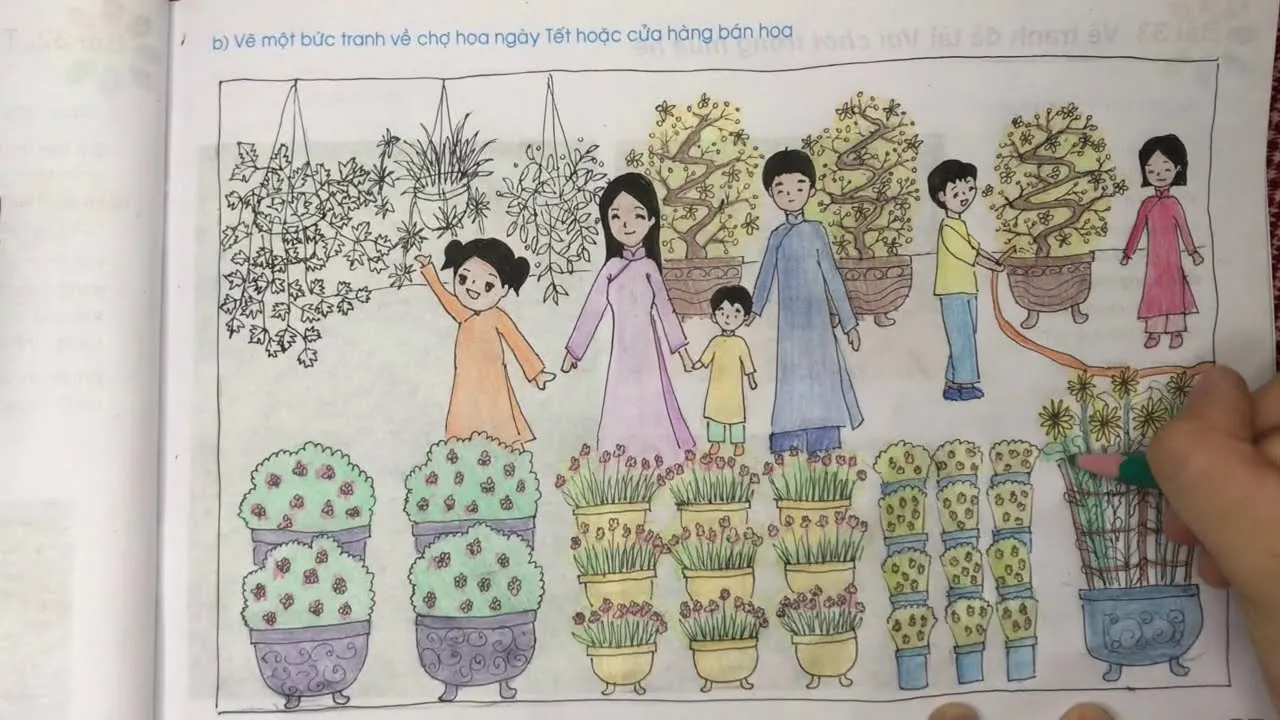 Nỗ lực thể hiện giá trị truyền thống qua các tác phẩm ảnh vẽ tranh ngày tết