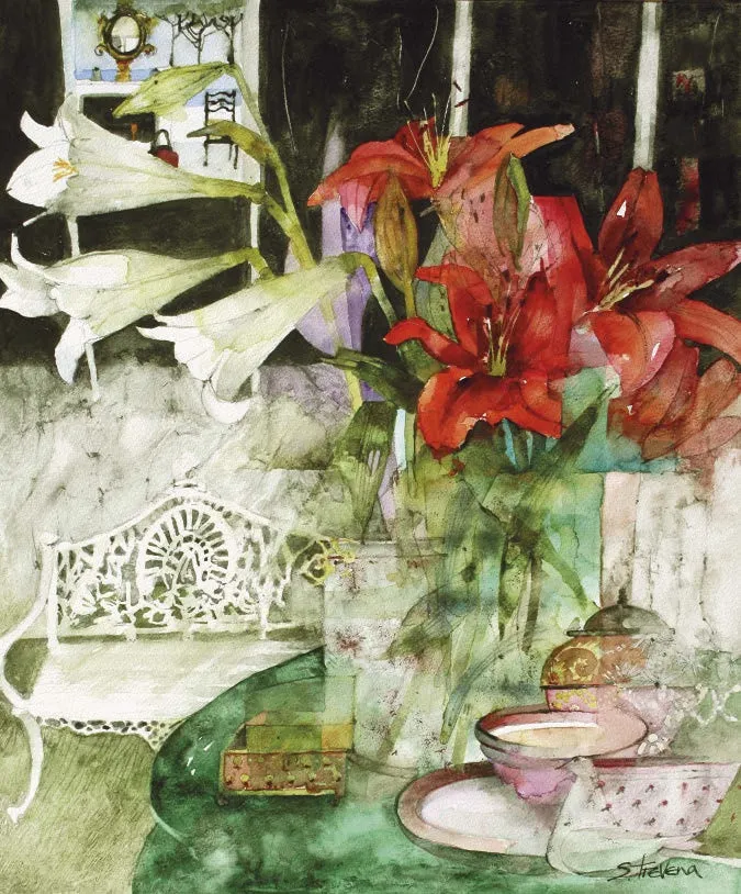 Sử dụng chất lỏng che chắn để giữ khoảng trắng cho giấy