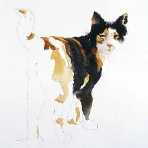 Bổ sung các sắc độ đậm giúp nhân vật thoát ra khỏi nền giấy trắng