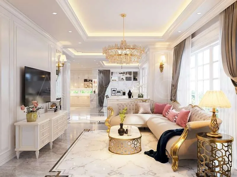 căn hộ phong cách bán cổ điển - Crystal Design TPL
