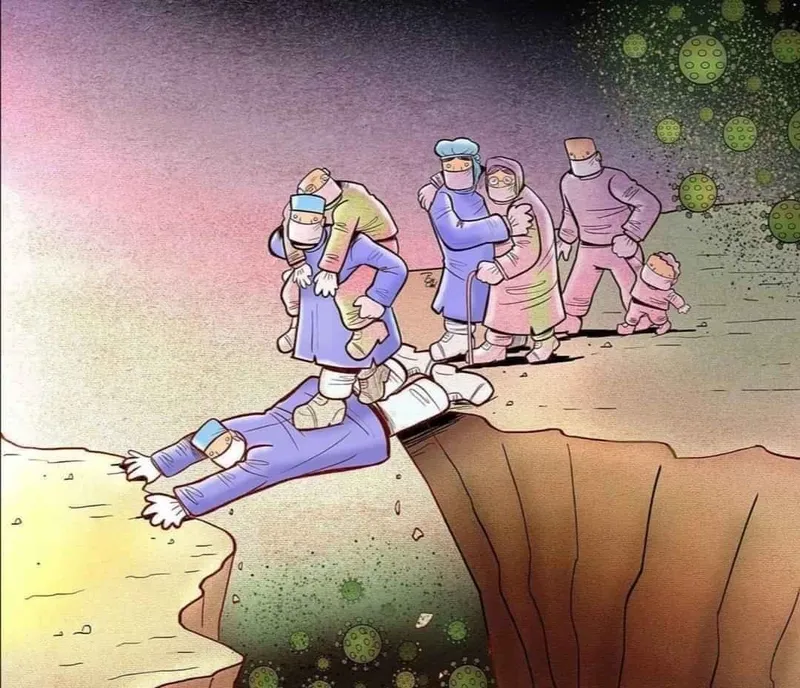 Phong cách độc đáo trong vẽ tranh về bác sĩ thu hút mọi ánh nhìn