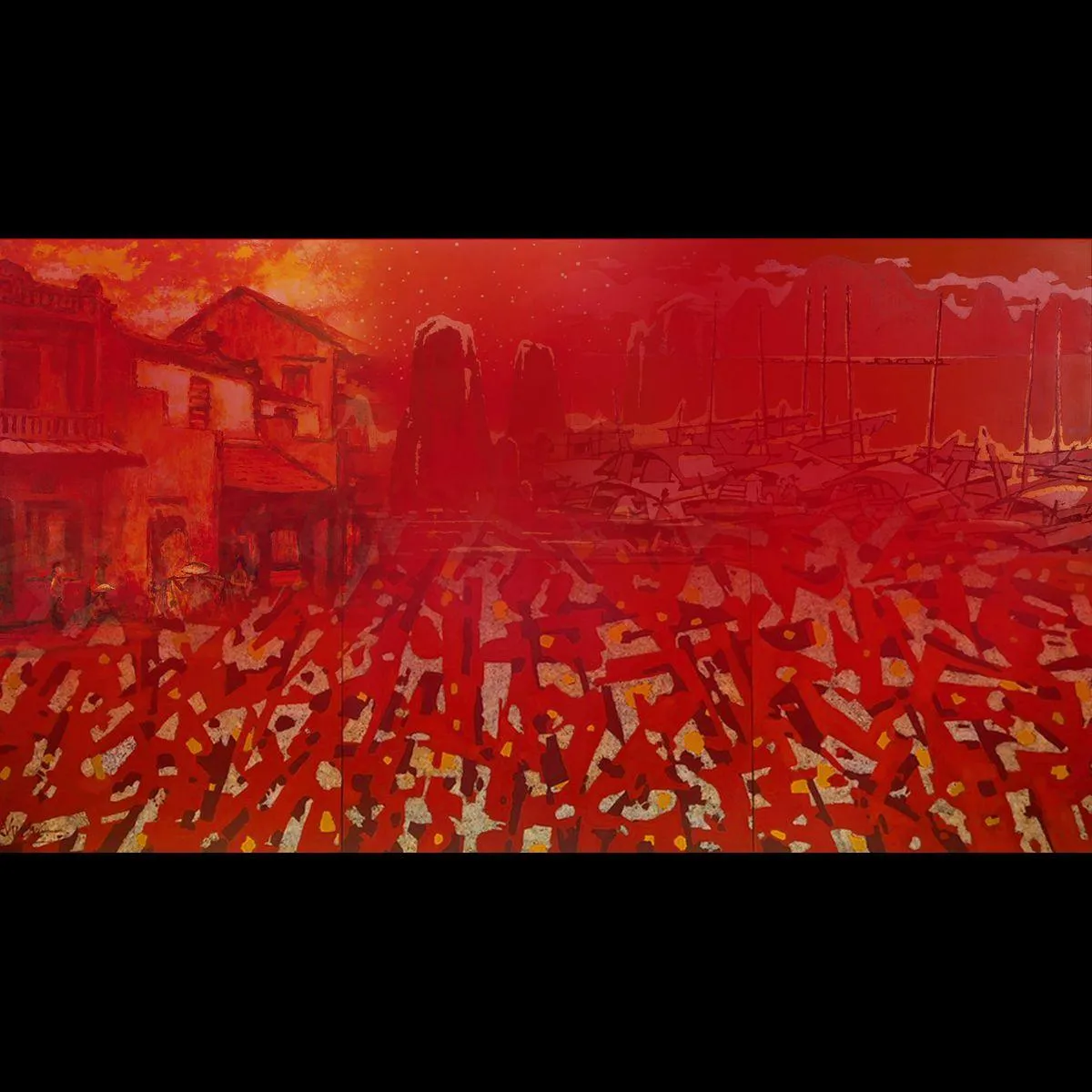 Phong cách nghệ thuật đa dạng từ tả thực đến trừu tượng trong tranh vẽ chủ đề hòa bình