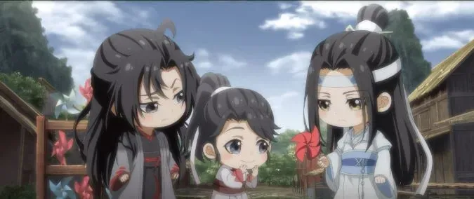 Phiên bản Chibi cực đáng yêu của Ngụy Vô Tiện và Lam Vong Cơ trong Ma Đạo Tổ Sư Q