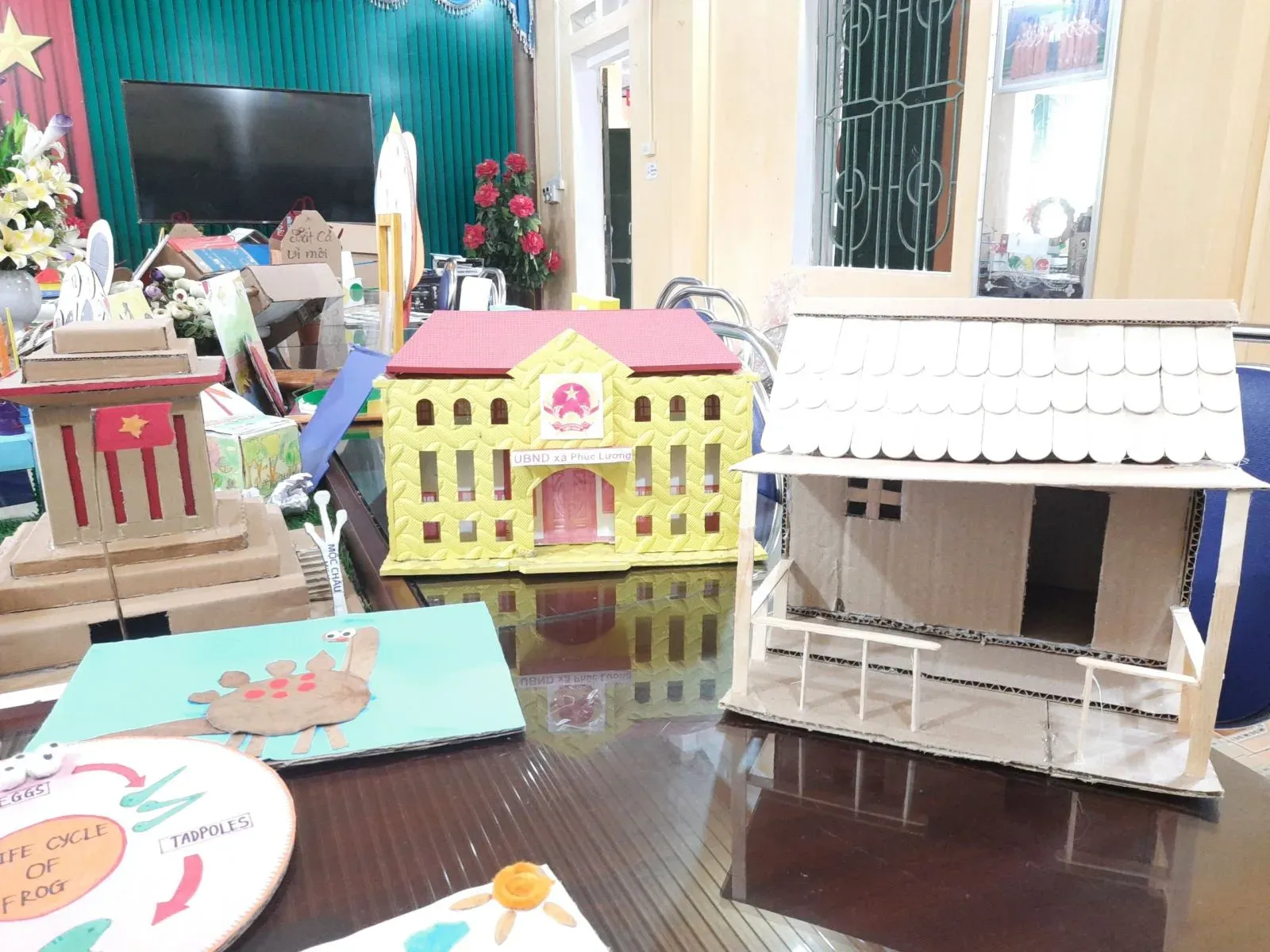 Sản phẩm sáng tạo trẻ lớp 5 học sinh thực hiện tại trường