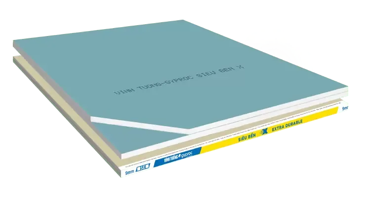 Tấm thạch cao Vĩnh Tường-gyproc Siêu Bền X