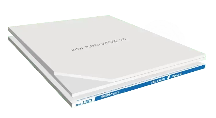 Tấm Thạch Cao Tiêu Chuẩn Vĩnh Tường-gyproc