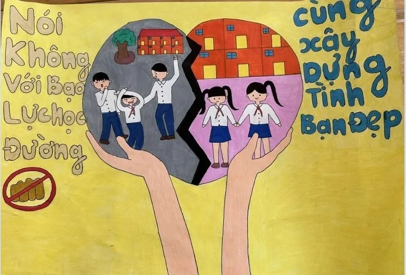 Sáng tạo vẽ tranh tuyên truyền về tệ nạn xã hội trong học đường