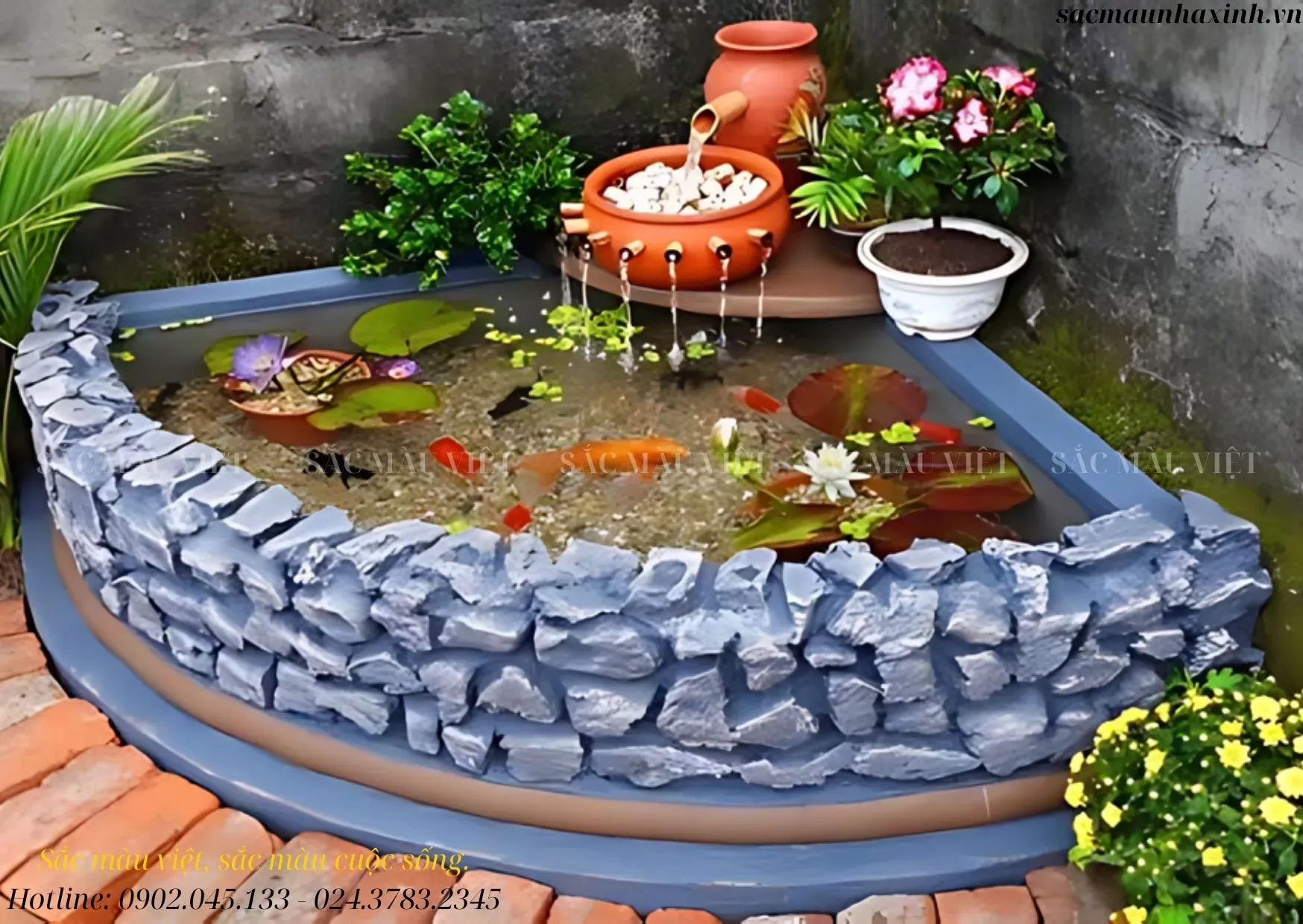 Lợi ích của hồ cá trước nhà