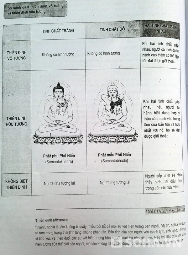 So sánh Thiền định vô tướng và Thiền định hữu tướng trong quá trình tìm kiếm sự giải thoát (trích Tây Tạng sinh tử kỳ thư)