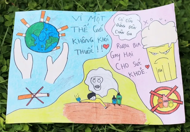 Sử dụng màu sắc trong vẽ tranh về tệ nạn xã hội 25 để gây ấn tượng
