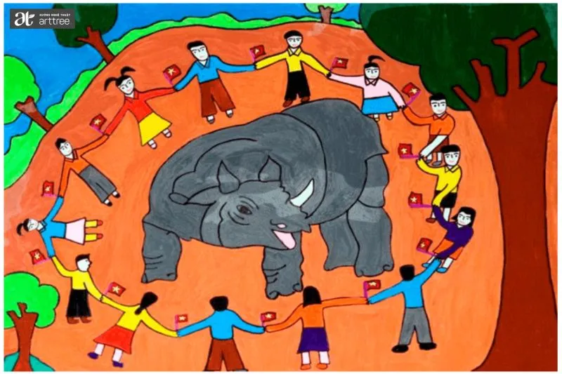 Sự gắn kết giữa con người và động vật hoang dã trong vòng tròn bảo vệ