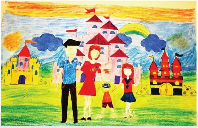 Sự kết hợp giữa nghệ thuật và tình cảm gia đình tạo nên tác phẩm đẹp