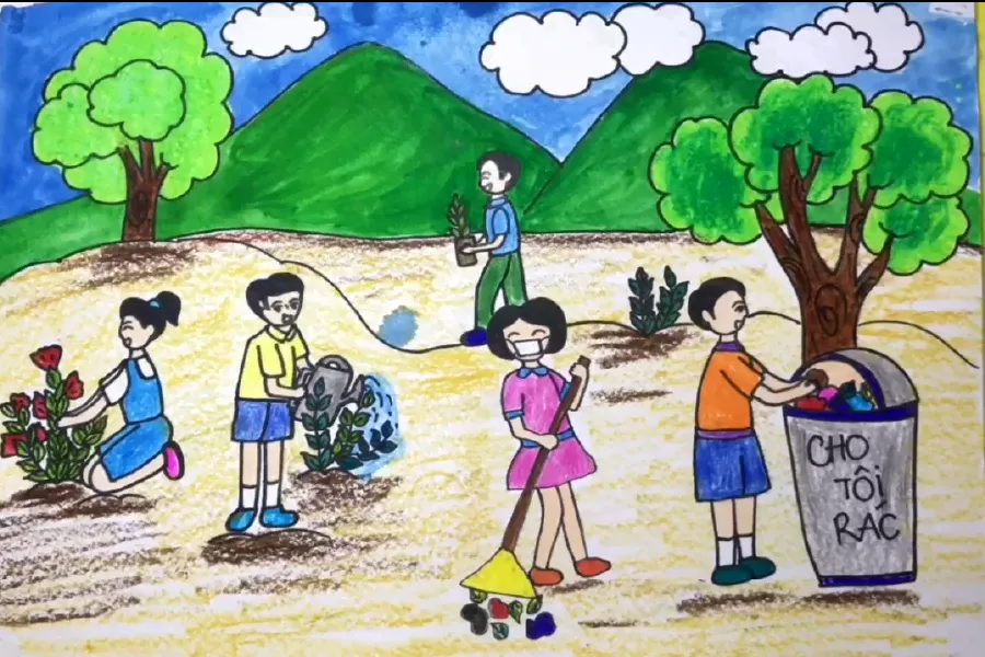 Sự yêu thương và động viên được thể hiện qua các bức tranh đơn giản nhưng ý nghĩa