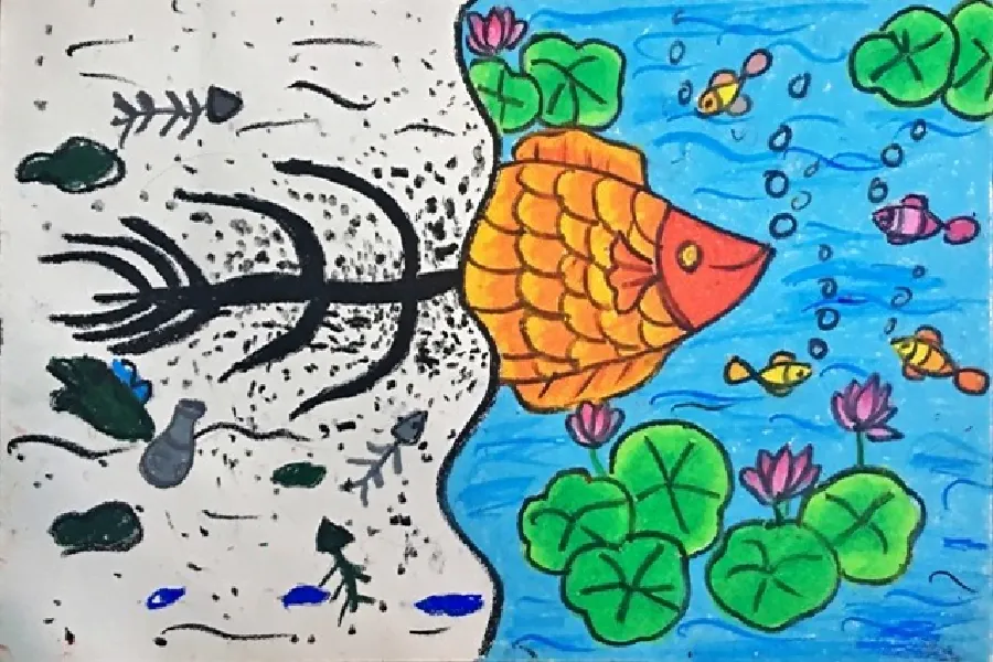 Sức mạnh của nghệ thuật trong việc truyền tải thông điệp và tranh vẽ ô nhiễm nước