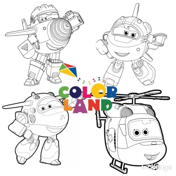 Mẫu tranh đã tô màu hoàn chỉnh với kỹ thuật phối màu cơ bản