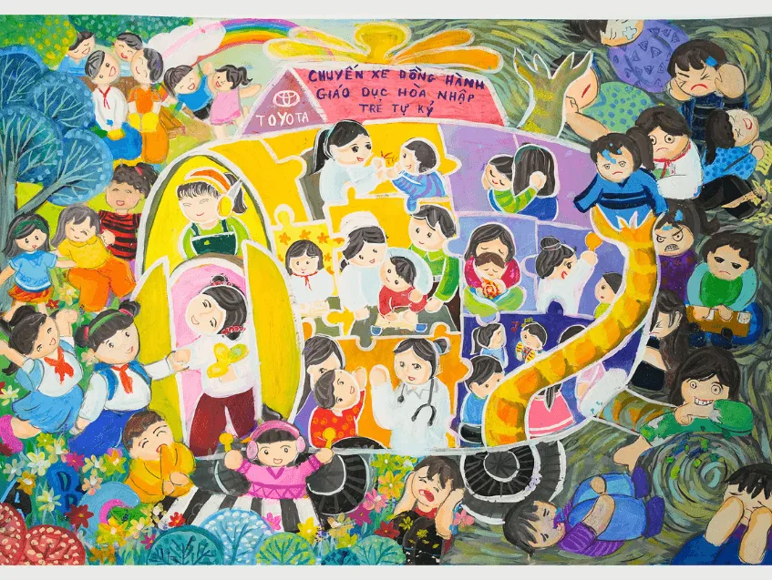 Tác phẩm chiếc xe chữa lành cho trẻ tự kỷ đạt giải nhất năm 2022 đầy tính nhân văn