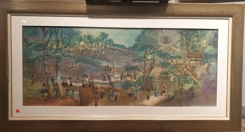 Tác phẩm của họa sĩ Đặng Quý Khoa với đường nét tinh tế