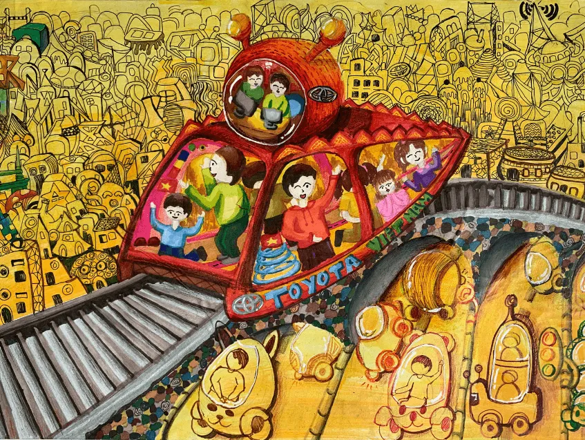 Tác phẩm ô tô hoa loa kèn đạt giải nhất năm 2021 với công năng chuyển đổi năng lượng độc đáo