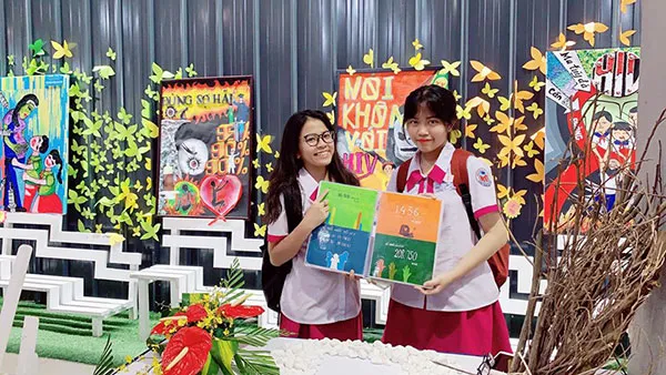 Tác phẩm tranh vẽ tập san đạt giải nhất của teen trường THPT Nguyễn Trung Trực