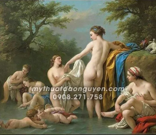 Tác phẩm tranh vẽ thời kỳ phục hưng về chủ đề phụ nữ mang nét đẹp cổ điển