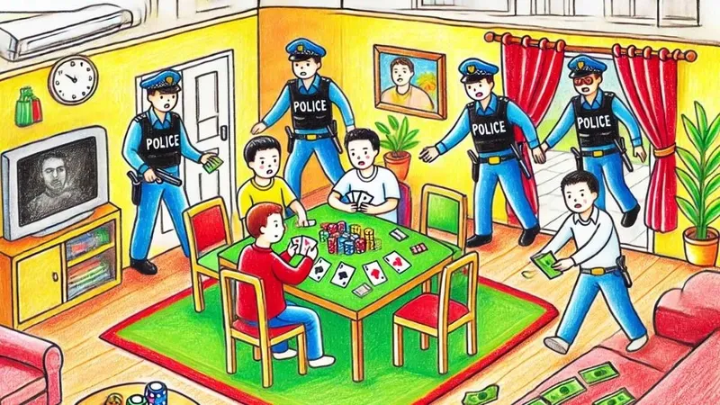 Tác phẩm vẽ tranh tệ nạn xã hội cờ bạc đầy tính giáo dục