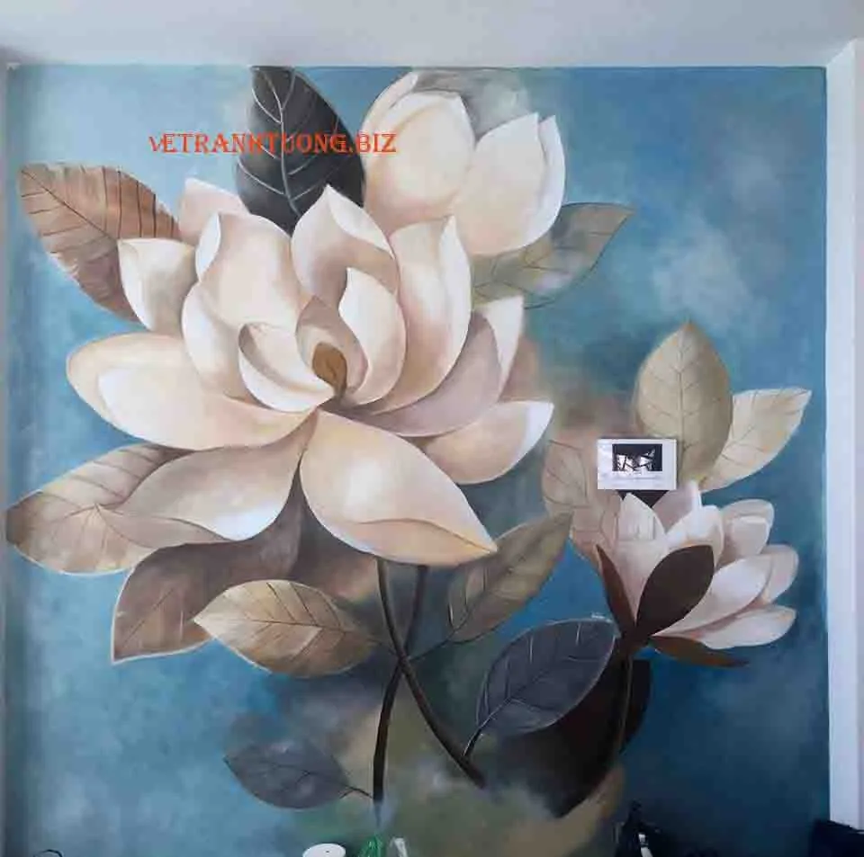 Tác phẩm vẽ tranh tường nghệ thuật thi công tại khu vực Thái Nguyên