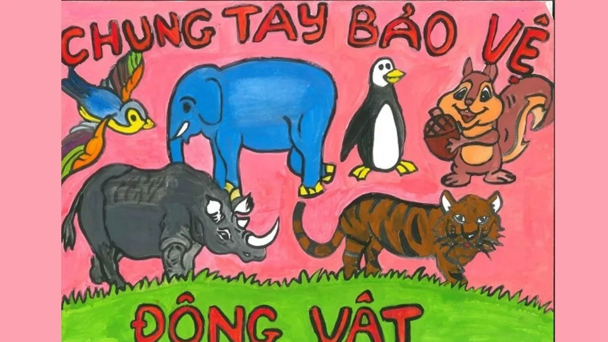 Tải ảnh vẽ tranh bảo vệ môi trường đẹp nhất về thiên nhiên hoang dã