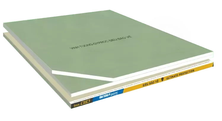Tấm thạch cao Siêu Bảo Vệ Vĩnh Tường-gyproc