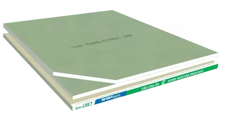 Tấm Thạch Cao Siêu Chịu Ẩm Vĩnh Tường-gyproc