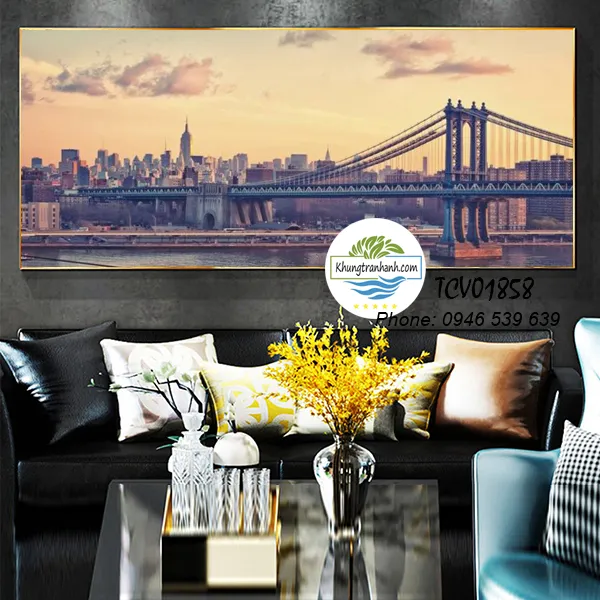 Vẻ đẹp lung linh và huyền ảo của cây cầu Cổng Vàng hiện lên sắc nét trong đêm tối