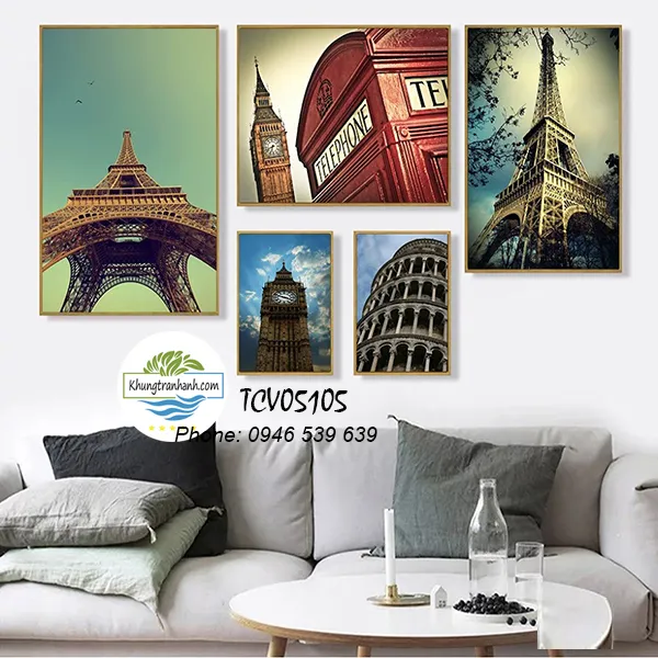 Những nét vẽ tinh xảo tái hiện đầy đủ các biểu tượng kiến trúc vĩ đại của toàn nhân loại