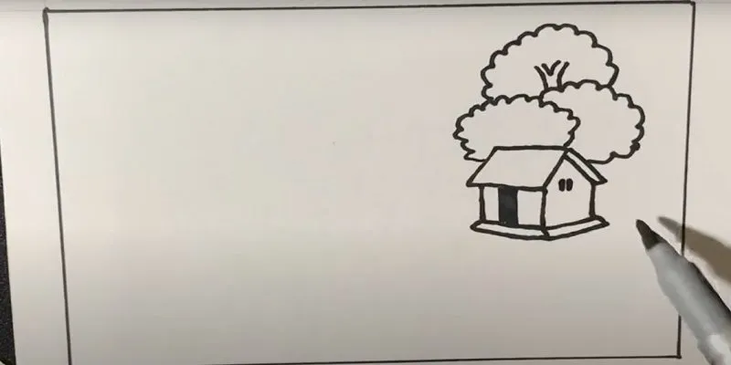 Thêm chi tiết cửa sổ và cửa chính tạo điểm nhấn cho ngôi nhà