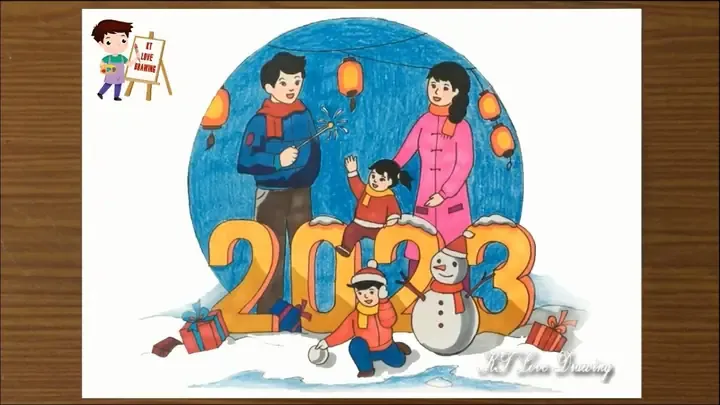 Thêm thắt các chi tiết nhỏ để tranh vẽ sinh hoạt gia đình thêm sinh động