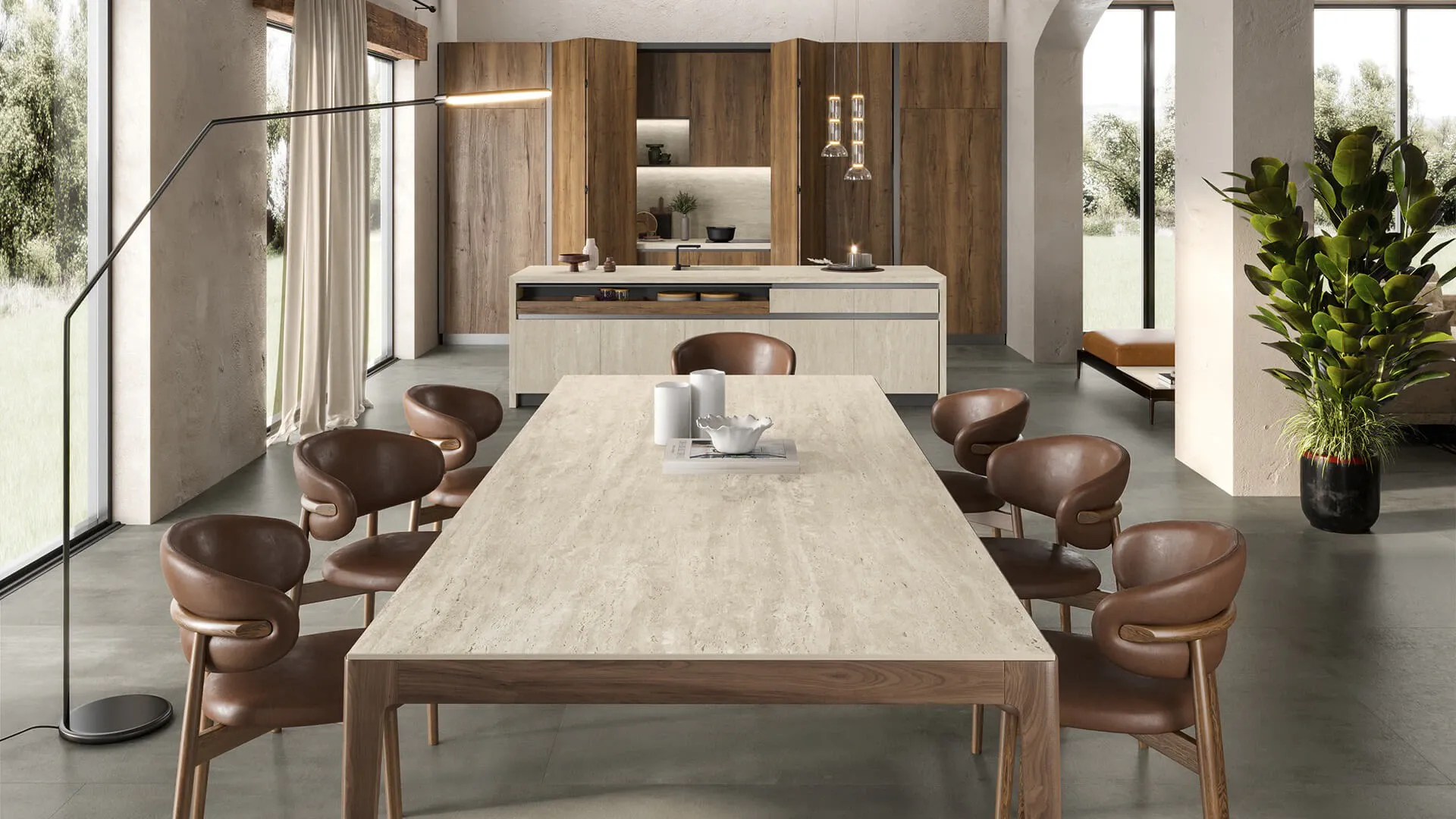 Phòng ăn theo phong cách scandinavian