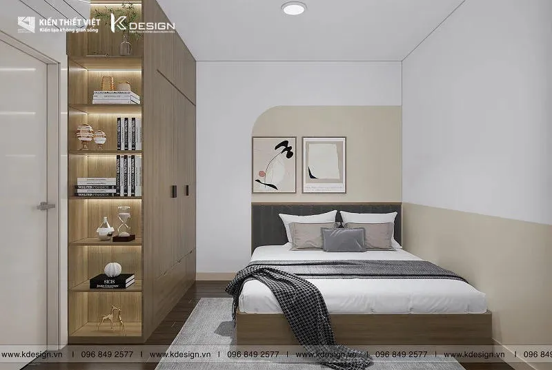 Phòng ngủ có cửa sổ đón ánh sáng tự nhiên